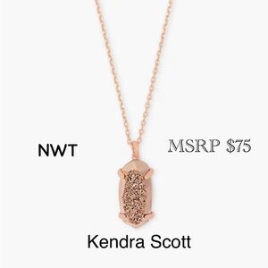 Kendra Scott Harrison Drusy in Rose Gold NWT (Retail $80) FIRM PLEASE :)